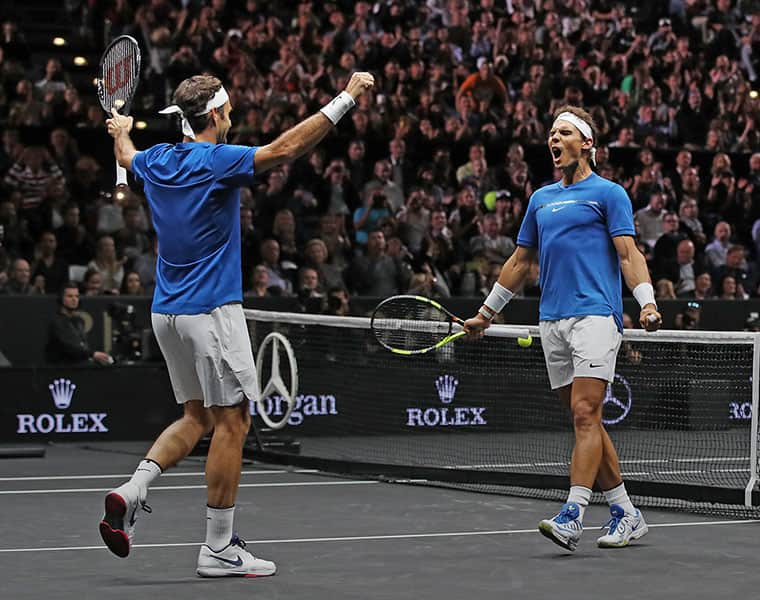 djokovic joins nadal and federer for team europe at laver cup