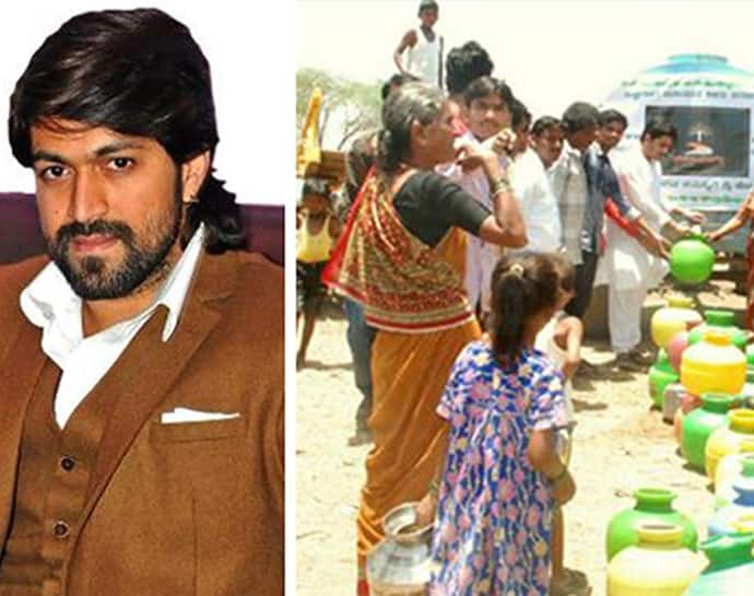 Kannada actor Yash to provide water to 50 drought-hit villages