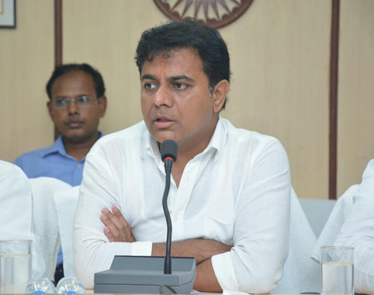 hyderabad beat bengaluru on it job creation last year kt rama rao ash 