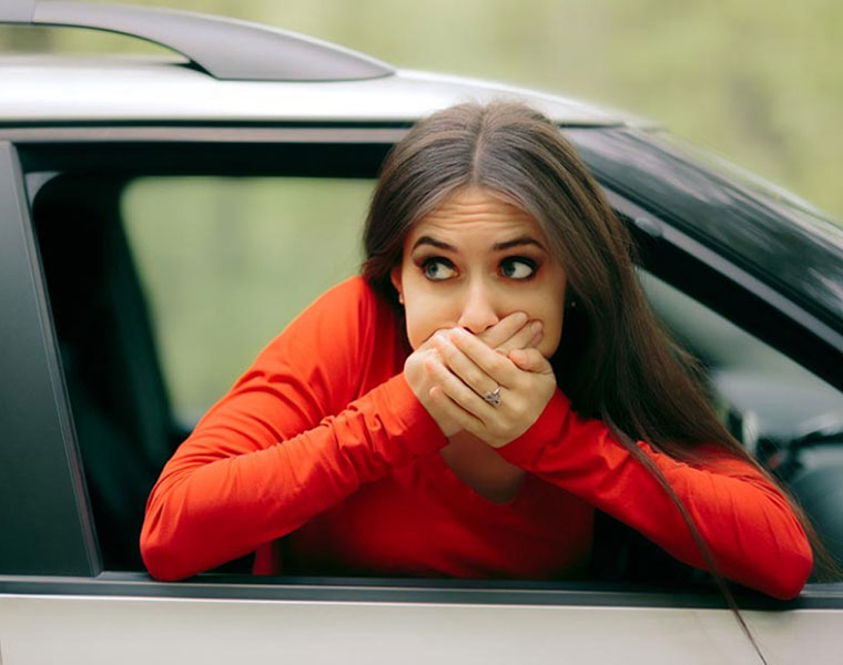 How avoid vomiting while travelling in a car 10 tips