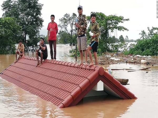 Lovas dam broken and 6 villages sunk in flood