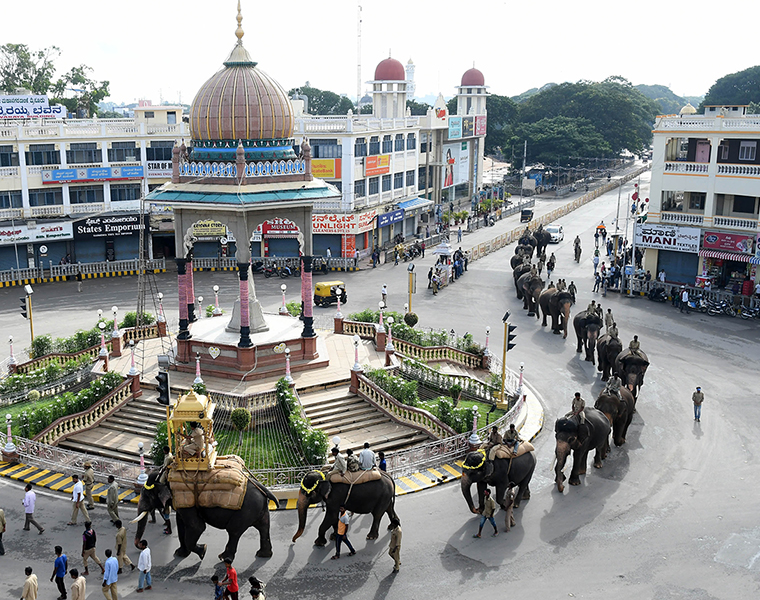 Changes in transportation in Mysore