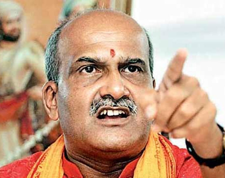 Right wing group pursues removal of ban on Muthalik from entering Goa