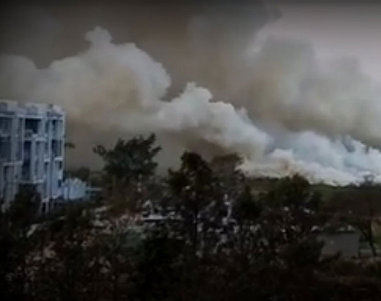 Bengaluru Bellandur lake froths again