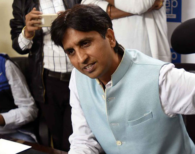 Vishwas attacks Kejriwal as AAP nominates RS candidates