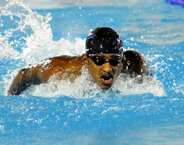 Sajan Prakash became first ever Indian swimmer to breach the Olympic qualification ckm