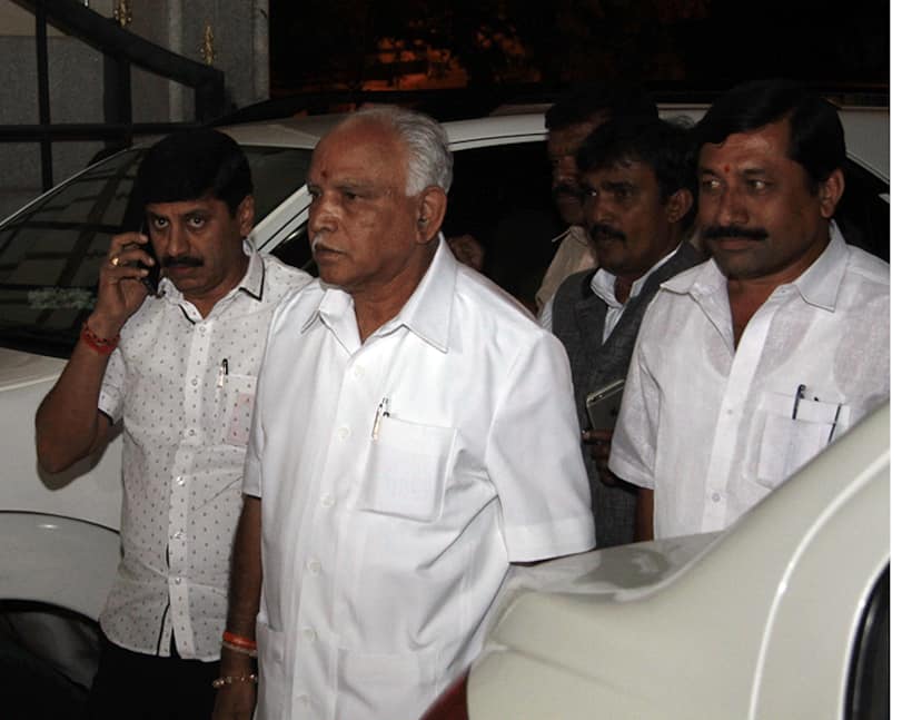 Why does BSY blame Santhosh for engineering rift in the party?