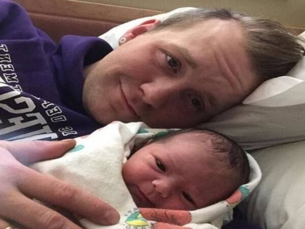 milk gave father of newborn daughter