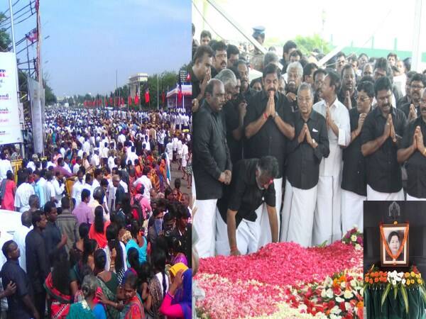 jayalalitha first year memoriyal 