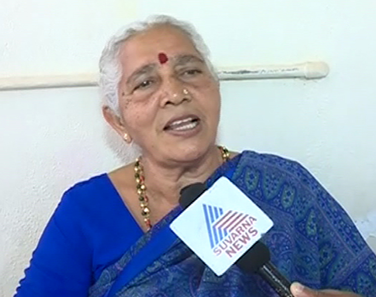 DK Shivakumar mother denies to response to media