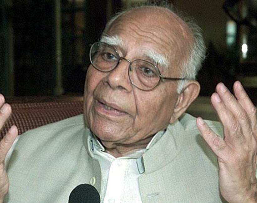 Former Union law minister, prominent lawyer Ram Jethmalani passes away at 95