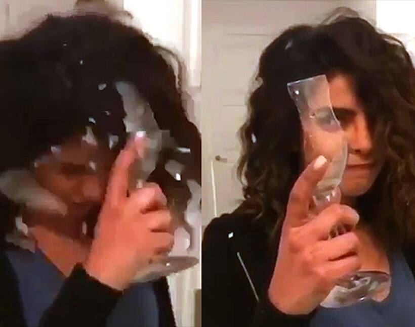Shocking! Here is why Priyanka Chopra breaks glass of wine on her head  watch video