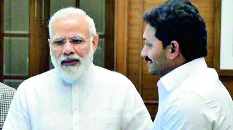 Andhra Pradesh CM YS Jagan meets Prime minister Modi