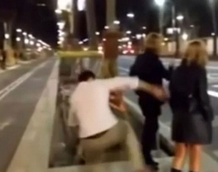 man behind in Barcelona viral video agrees to pay his victim more than 50L in compensation