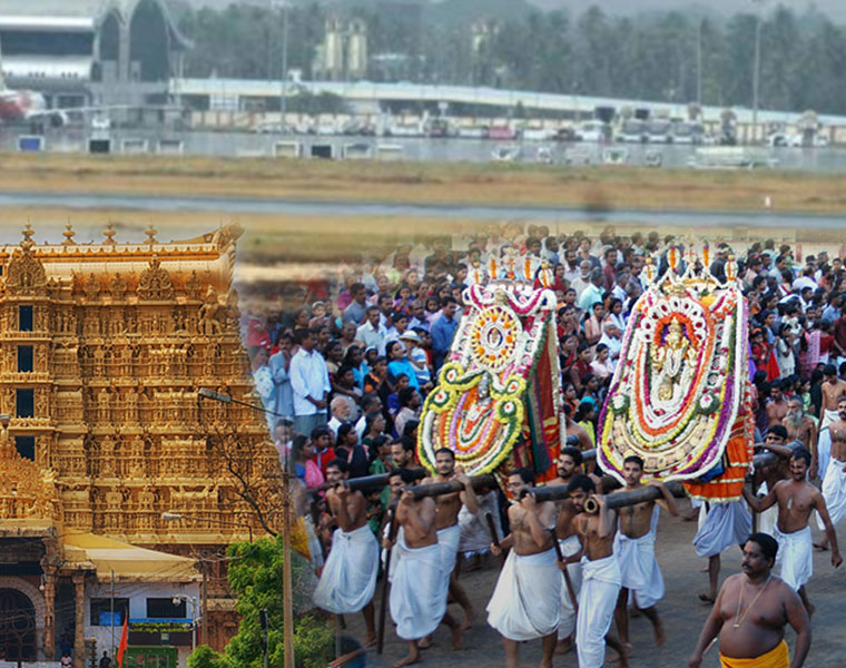 Thiruvananthapuram airport shuts down for Padmanabha Swamy Temple procession