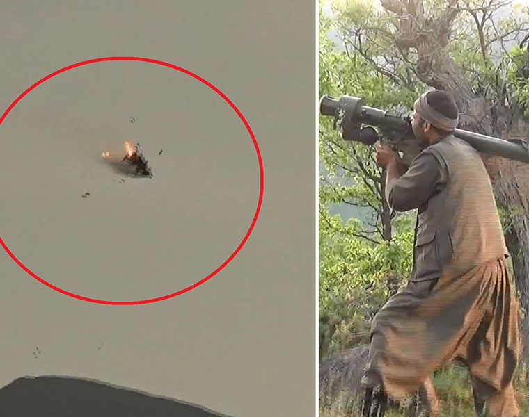 Turkish AH-1W SUPER COBRA Attack Helicopter Shot Down By Kurdish