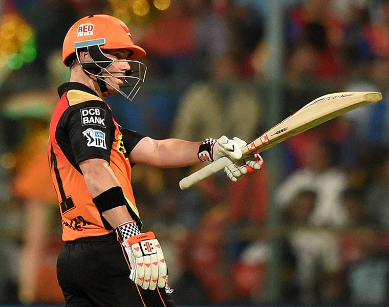 David Warner is ready to hit for SRH in IPL