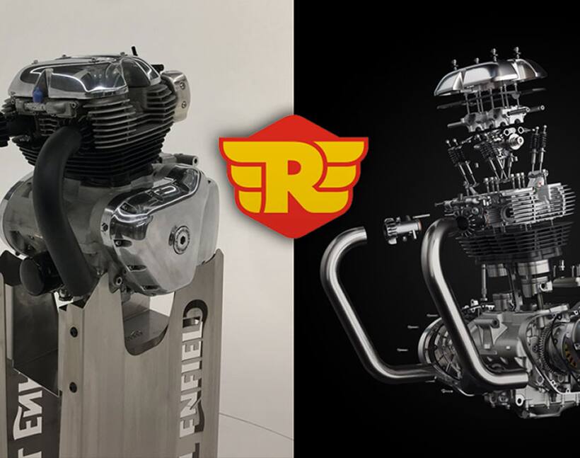 RE unveils 650cc Parallel Twin Engine for India before EICMA [Audio: exhaust note]