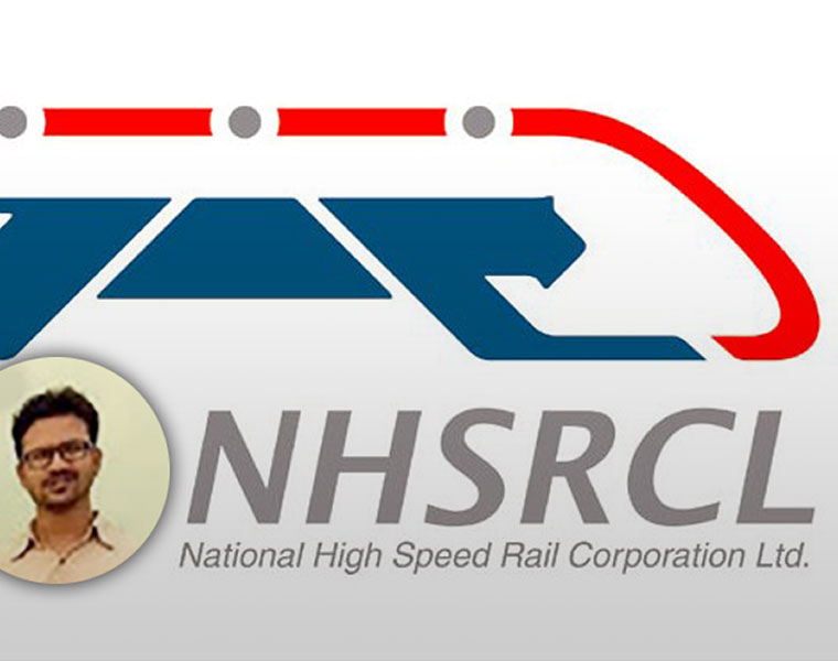 Prestigious Bullet Train logo made by Hyderabadi student architect