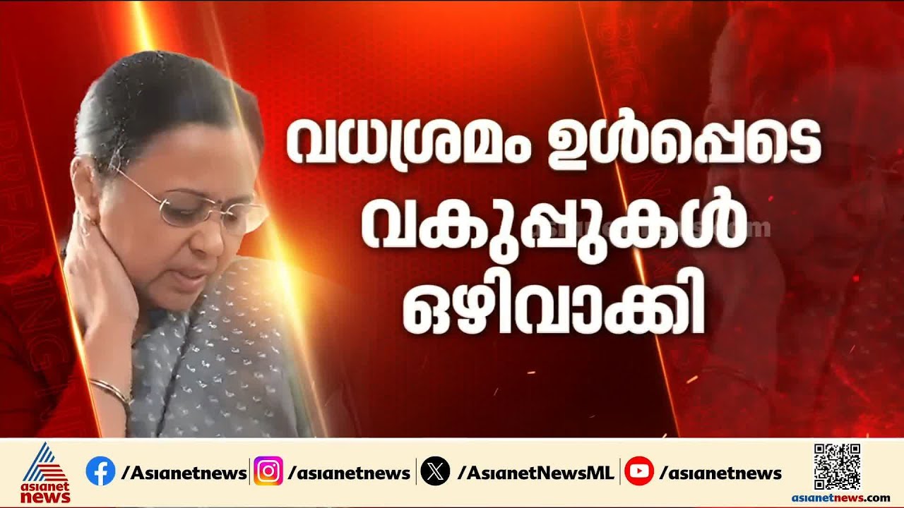 വീണ ജോർജിന് എതിരായ കരിങ്കൊടി പ്രതിഷേധം; വധശ്രമം ഉൾപ്പെടെയുള്ള വകുപ്പുകൾ ഒഴിവാക്കി