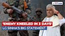 LG Sinha Hails Indian Army in Poonch: 'Enemy Came Down on Knees in Three Days' | Asianet Newsable