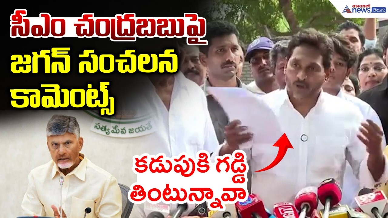 కడుపుకి గడ్డి తింటున్నావా సీఎం చంద్రబబుపై జగన్ సంచలన కామెంట్స్| YS Jagan Presmeet at Srikakulam