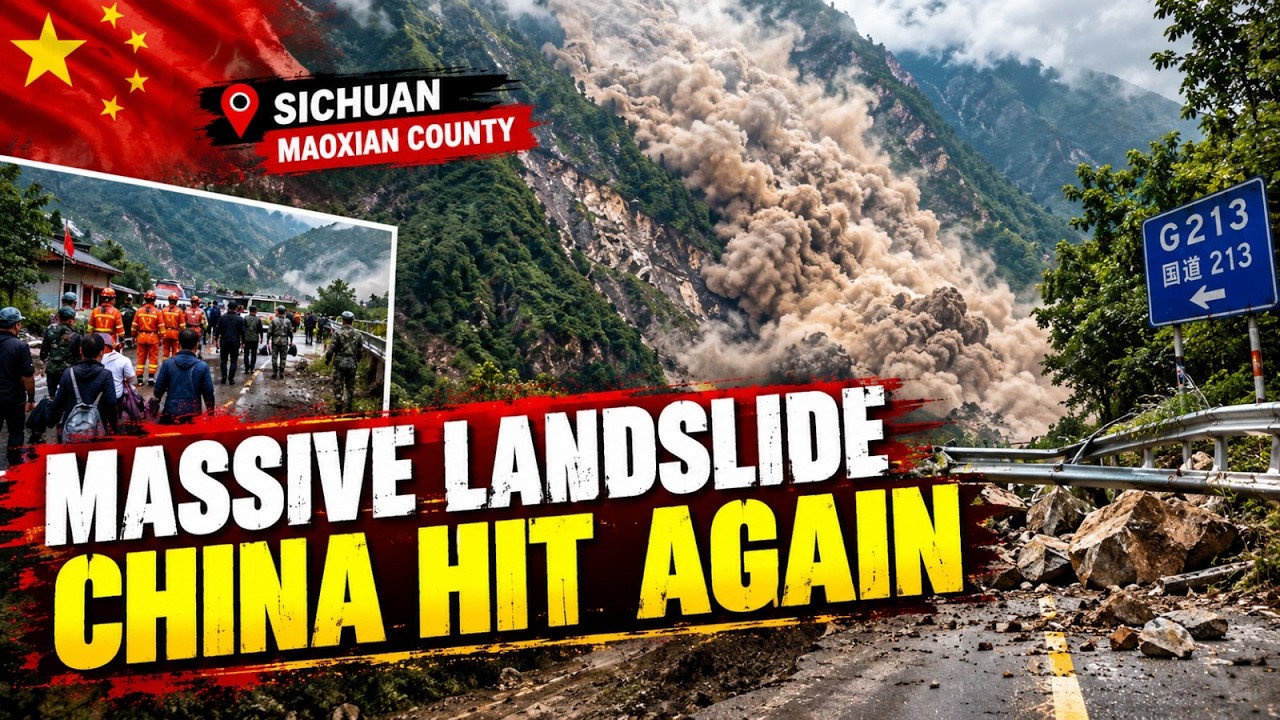 China SHOCKER | Sichuan | Maoxian County Massive Landslide | 161 Evacuated | World News