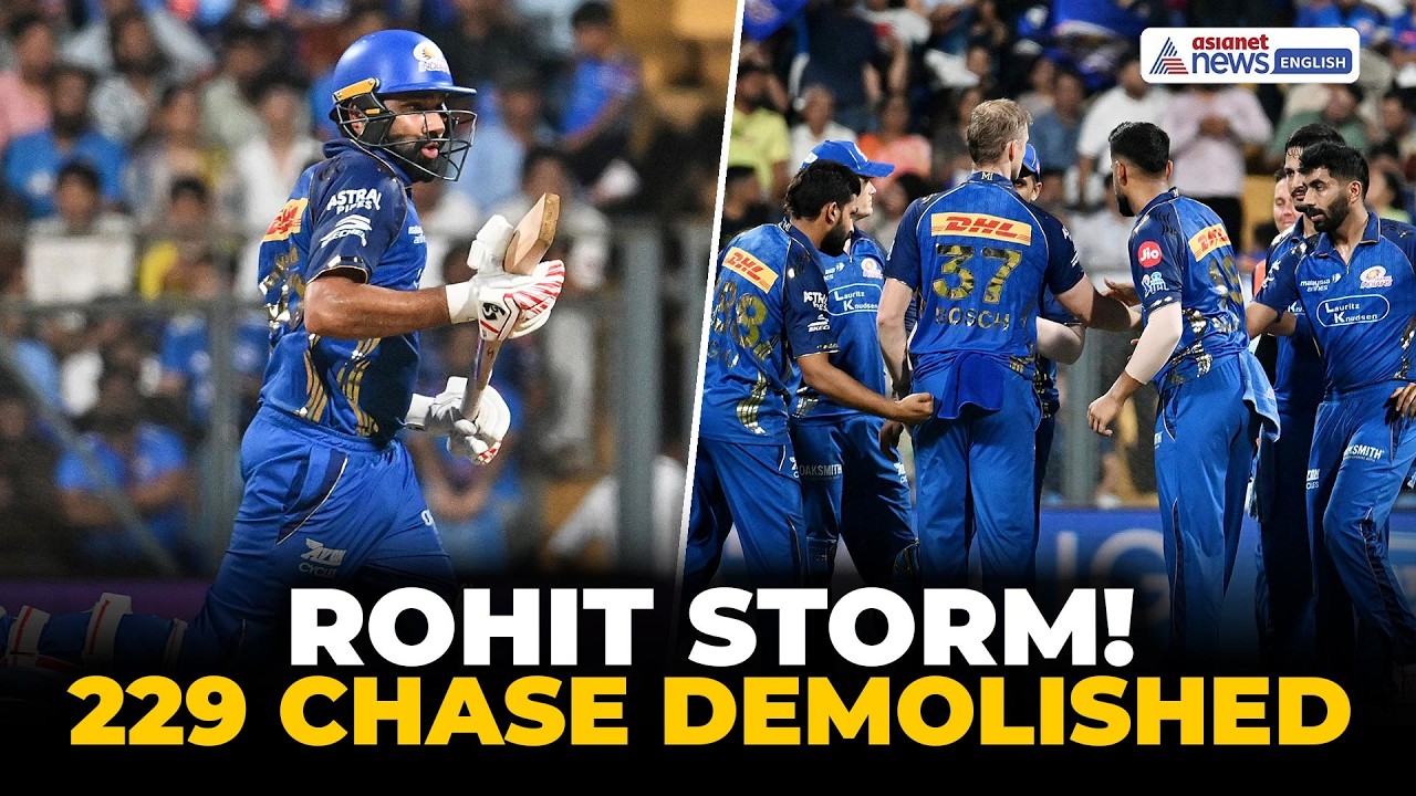 MI vs LSG Highlights: Rohit Sharma & Rickelton Storm Wankhede In Epic Chase