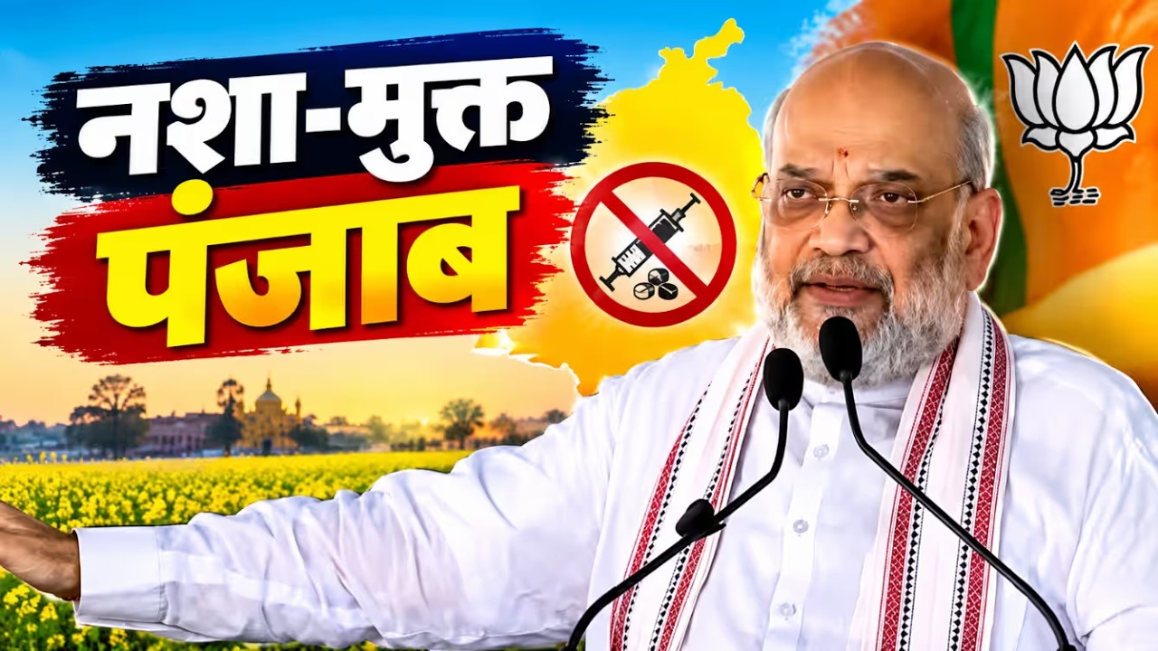 नशा-मुक्त पंजाब का संकल्प | अमित शाह का बड़ा ऐलान | Jalandhar Rally | BJP