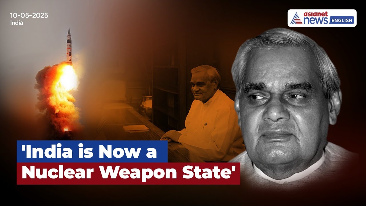Asianet News Rewind | 'India is Now a Nuclear Weapon State': Atal Bihari Vajpayee After Pokhran Test