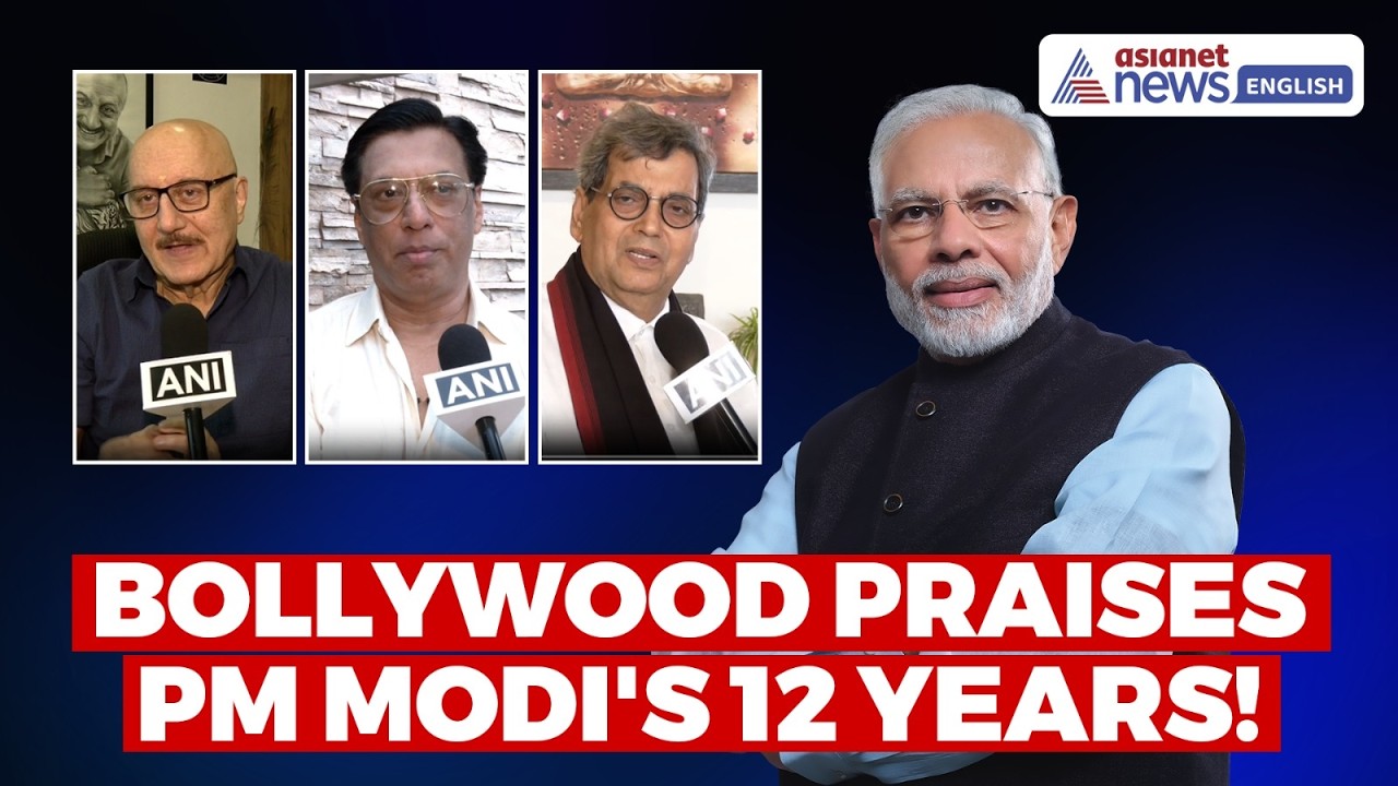Bollywood Lauds PM Modi’s 12 Years of Service | Anupam Kher, Subhash Ghai & More