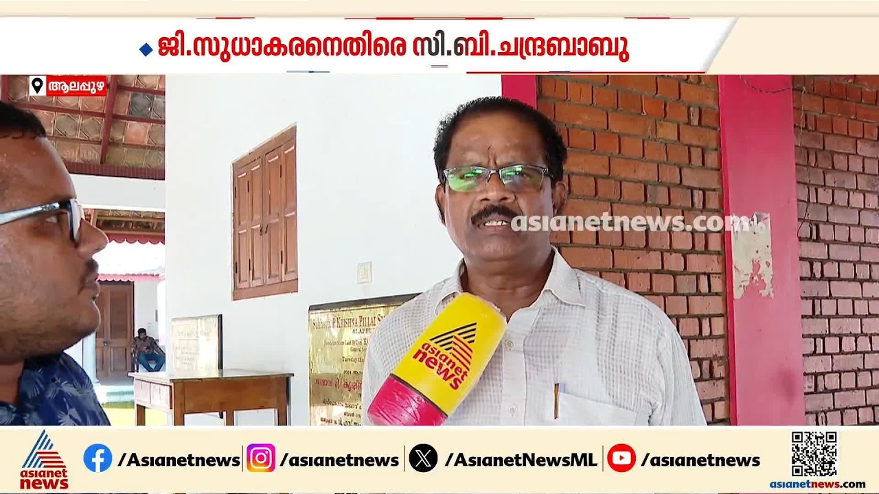 വഴിയേ പോകുന്നവരുടെ കഴുത്തിൽ കയറരുത്, സുധാകരൻ വായിൽവരുന്നത് വിളിച്ചുപറയുന്നു: സി.ബി ചന്ദ്രബാബു | CPM