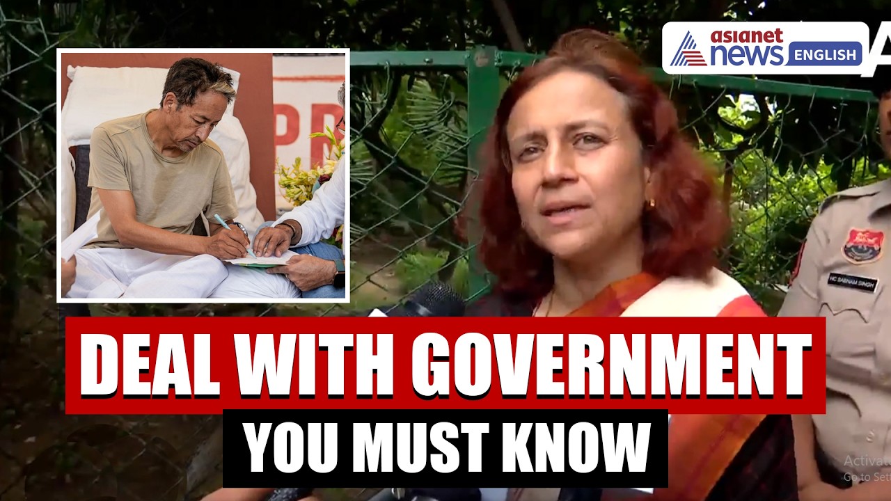 Sonam Wangchuk's WRITTEN DEAL With Government | Wife Reveals