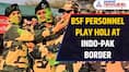 BSF Security Personnel Celebrate Holi at Indo-Pak Border in Jaisalmer | Asianet Newsable