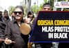 Odisha Congress MLAs Protest in BLACK Over Women’s Safety