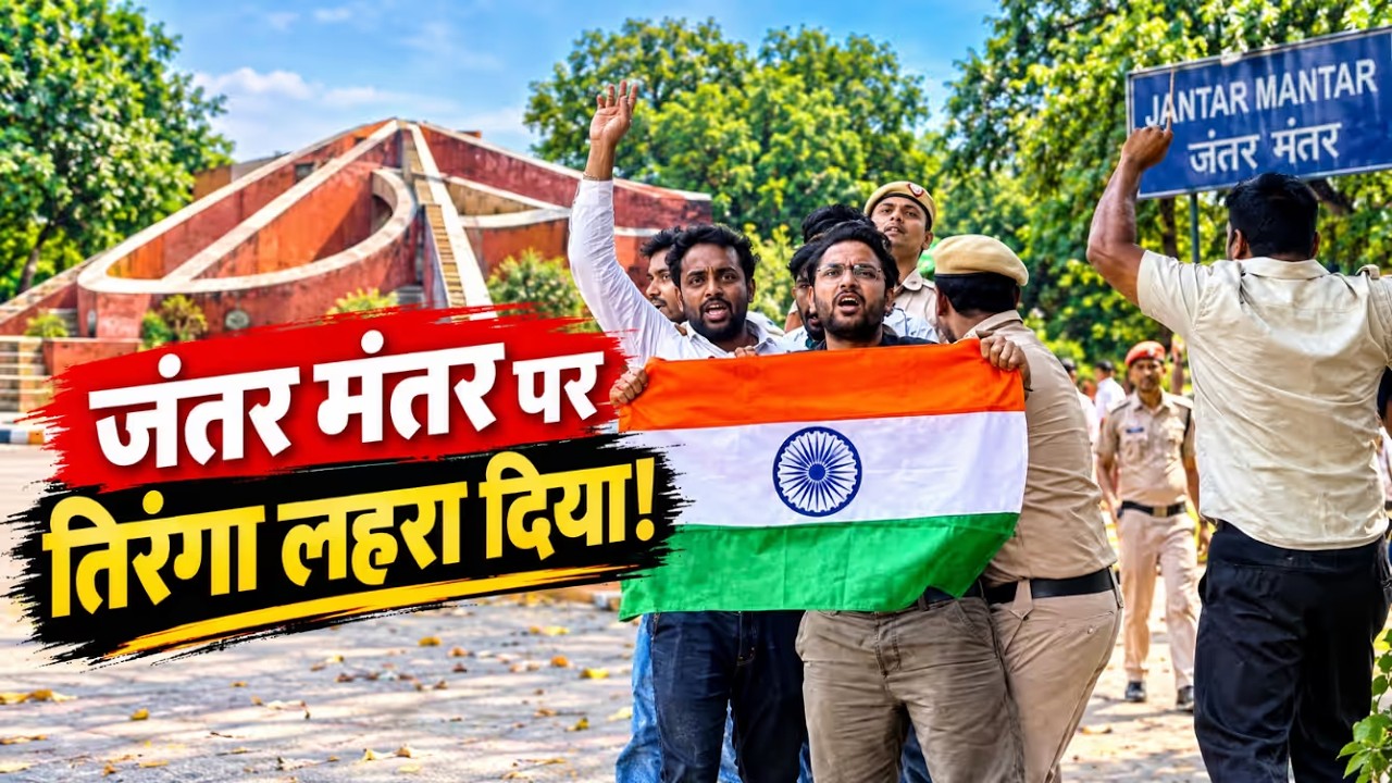 Jantar Mantar Protest: बैन के अगले ही दिन CJP का धमाकेदार विरोध! देखें एक्शन भरा VIDEO