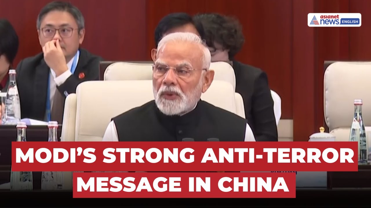 PM Modi At SCO Summit In China Says, 'Terror, Big Threat To Peace…'