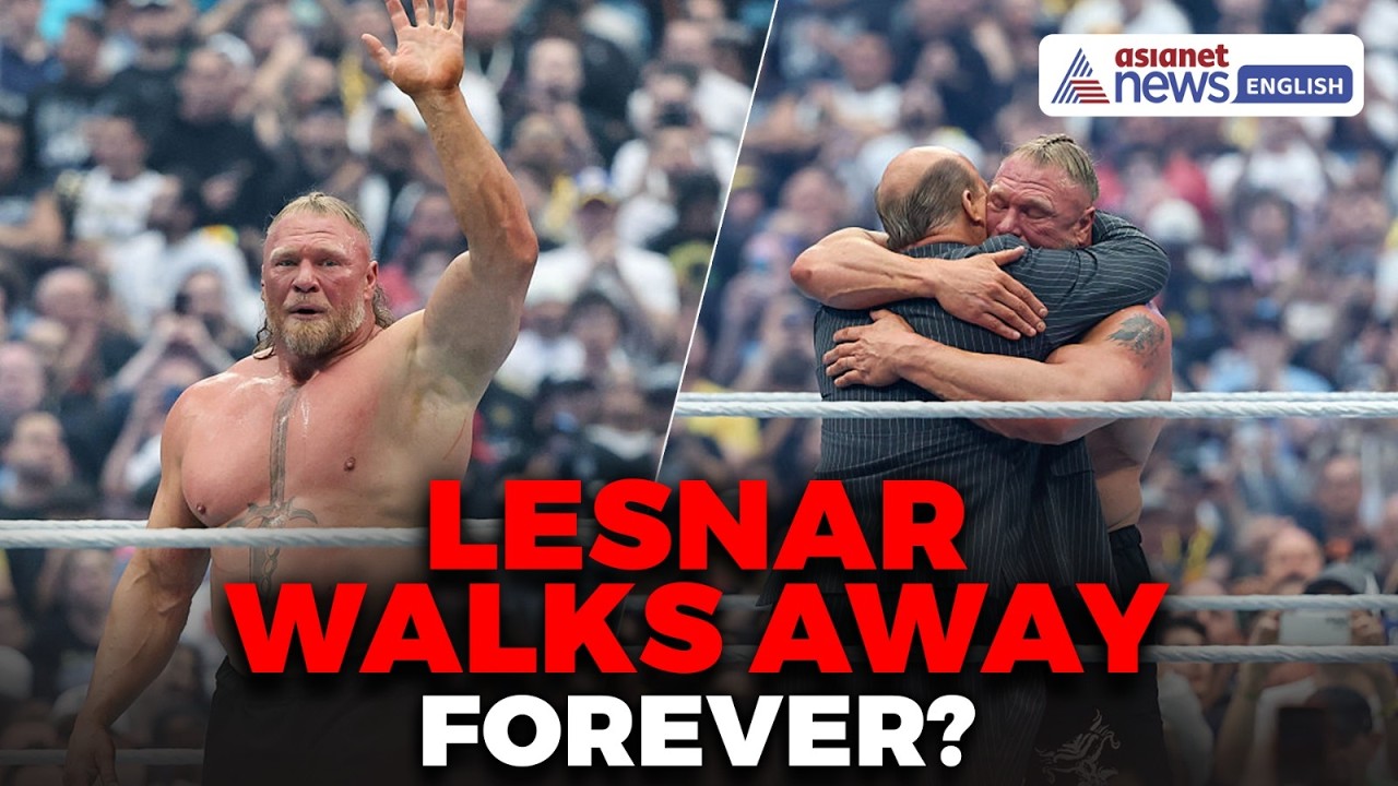 Brock Lesnar’s Silent Exit Shocks WrestleMania 42 | Retirement Speculations?