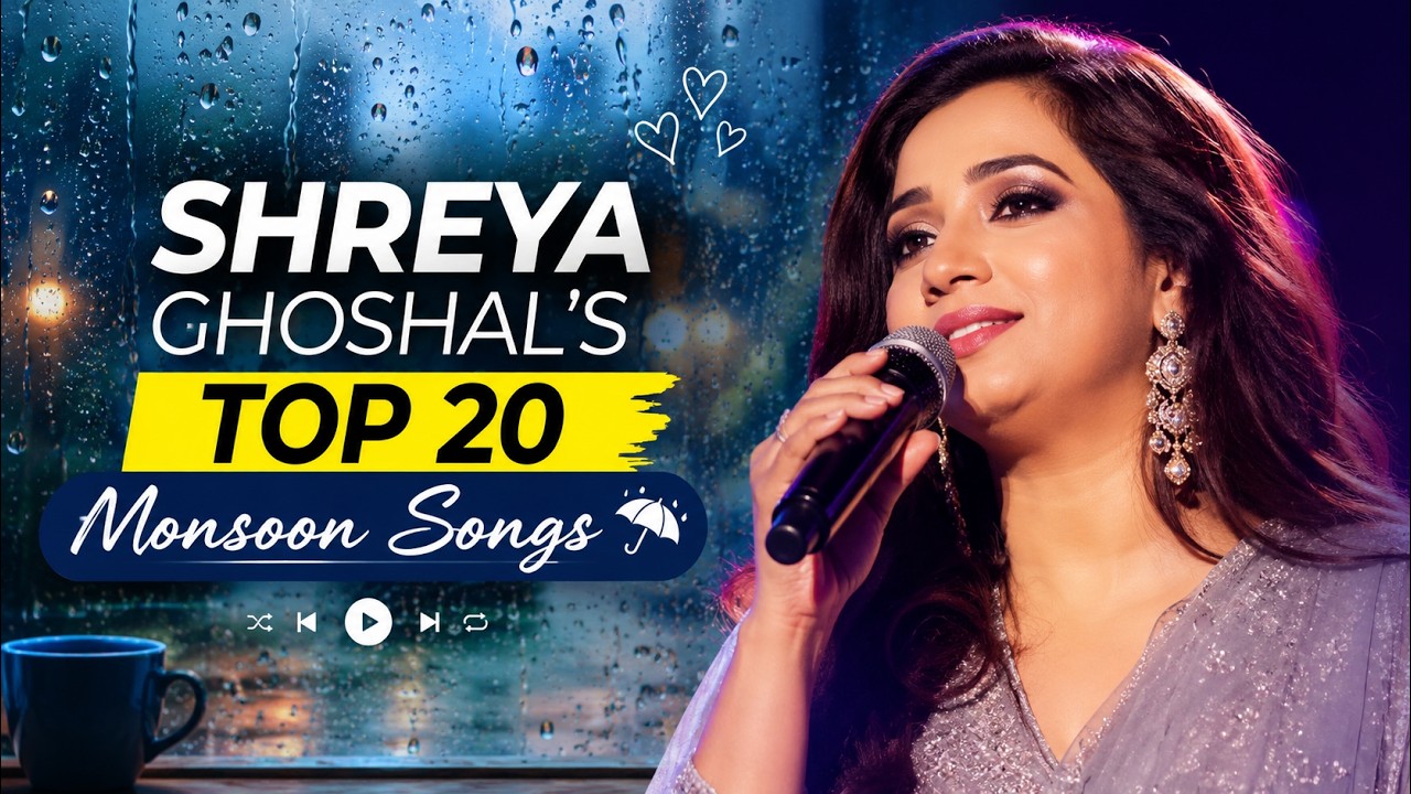Shreya Ghoshal's Top 20 Monsoon Songs | Ultimate Rainy Day Romantic Playlist