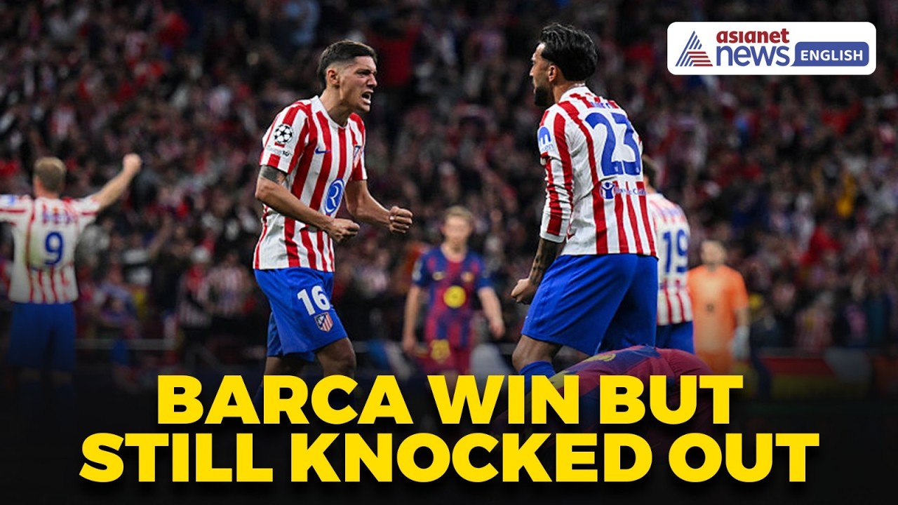 Atletico Shock Barca! Late Twist Sends Simeone’s Men to Champions League Semi-Finals | Highlights