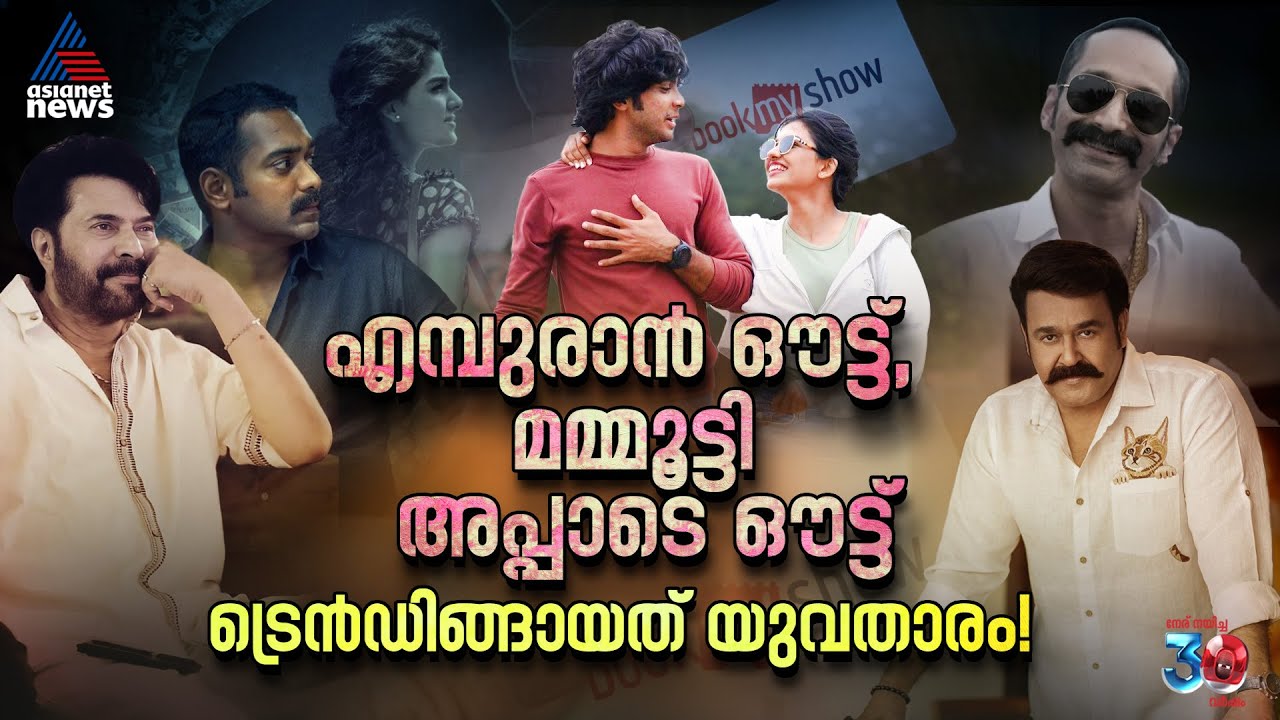 ഏറ്റവും കാലം ടെൻഡിങ്ങായ യുവതാരം, 268 കോടിയുടെ എമ്പുരാൻ ഔട്ട്!| Bookmyshow| Malayalam Cinema