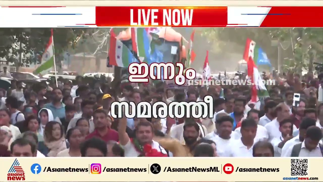 ആവേശത്തോടെ രാജ്ഘട്ടിലേക്ക് കൂടുതൽ എംപിമാരും പ്രവർത്തകരും; കോൺഗ്രസിനെതിരെ പ്രതിഷേധവുമായി ബിജെപി
