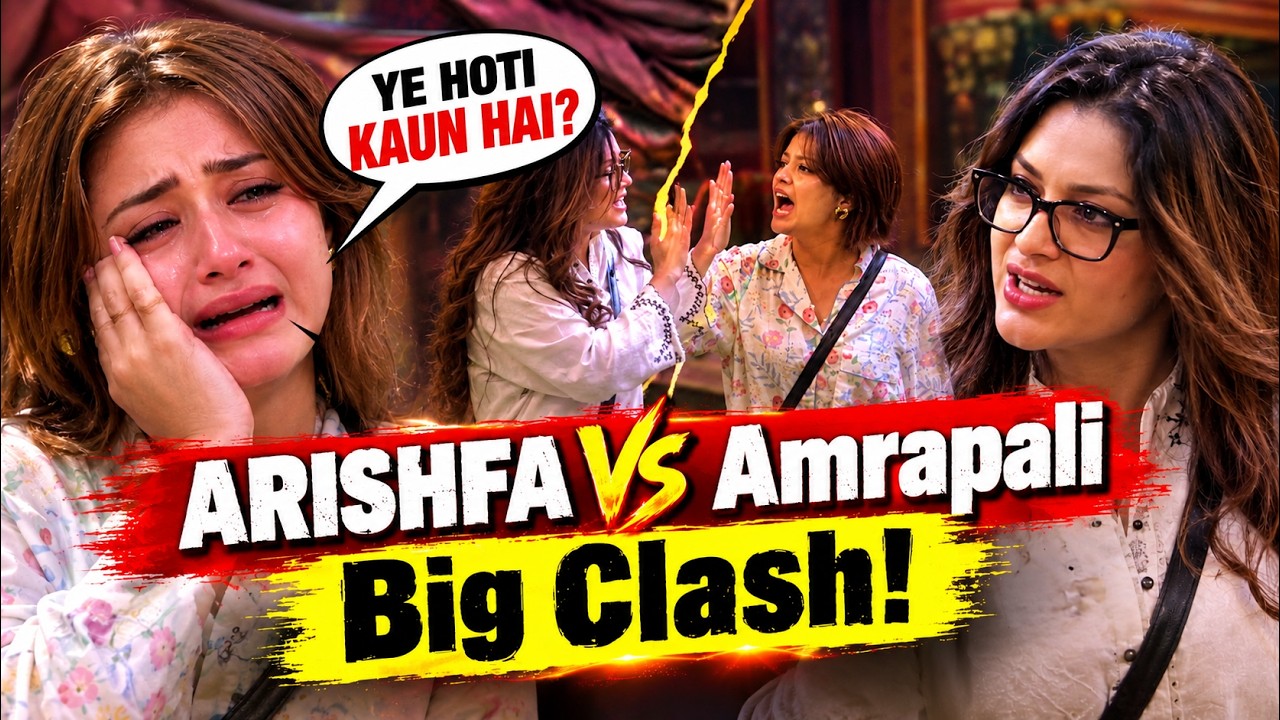 Bigg Boss 20 Clash: Arishfa Khan vs Amrapali Dubey | Indian Reality Show | Entertainment