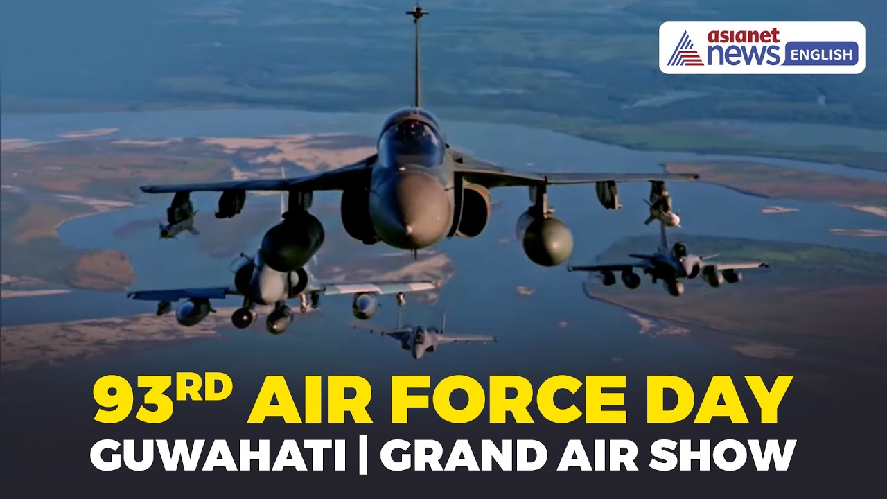 IAF Marks 93rd Air Force Day With Dazzling Flying Display in Guwahati | WATCH
