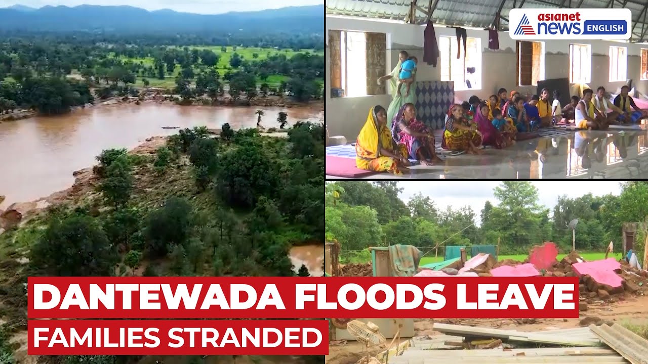 Floods in Chhattisgarh’s Dantewada, Families Displaced