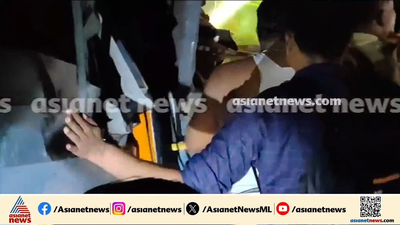 തൃശൂരിൽ KSRTC ലോ ഫ്ലോർ ബസ് കടയിലേക്ക് ഇടിച്ചുകയറി അപകടം