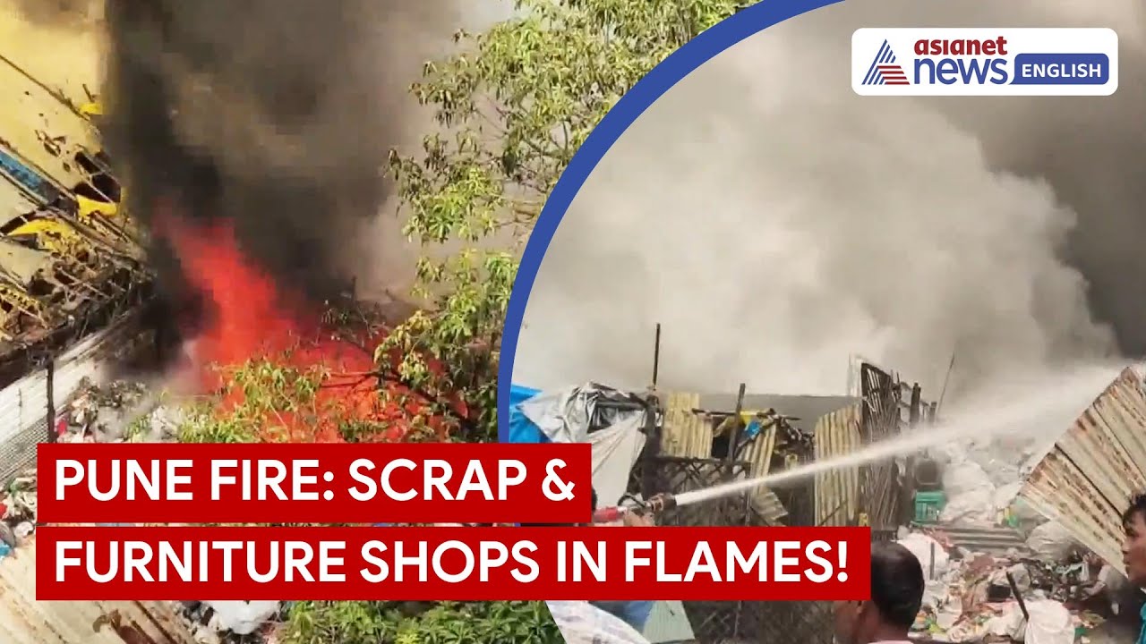 Pune Fire | Chinchwad Nagar Scrap Shop & Furniture Warehouse Blaze, No Casualties