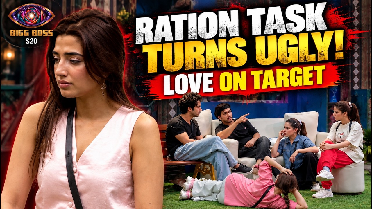 Bigg Boss 20 Ration Task Heats Up: Love Gill Faces Criticism As Teams Clash | Entertainment