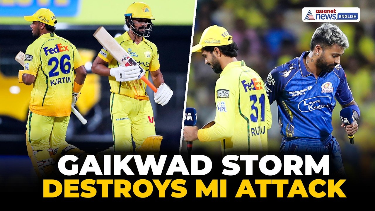 CSK vs MI Highlights: Gaikwad’s Masterclass Sinks Mumbai Indians | IPL 2026 | Cricket News