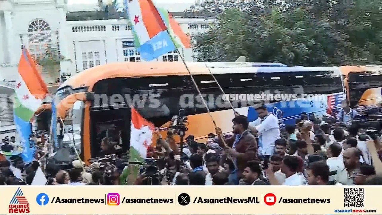 രാജ്ഘട്ടിലേക്ക് യാത്ര തിരിച്ച് കോൺഗ്രസ് നേതാക്കൾ; അനുമതി നിഷേധിച്ച് ദില്ലി പൊലീസ്